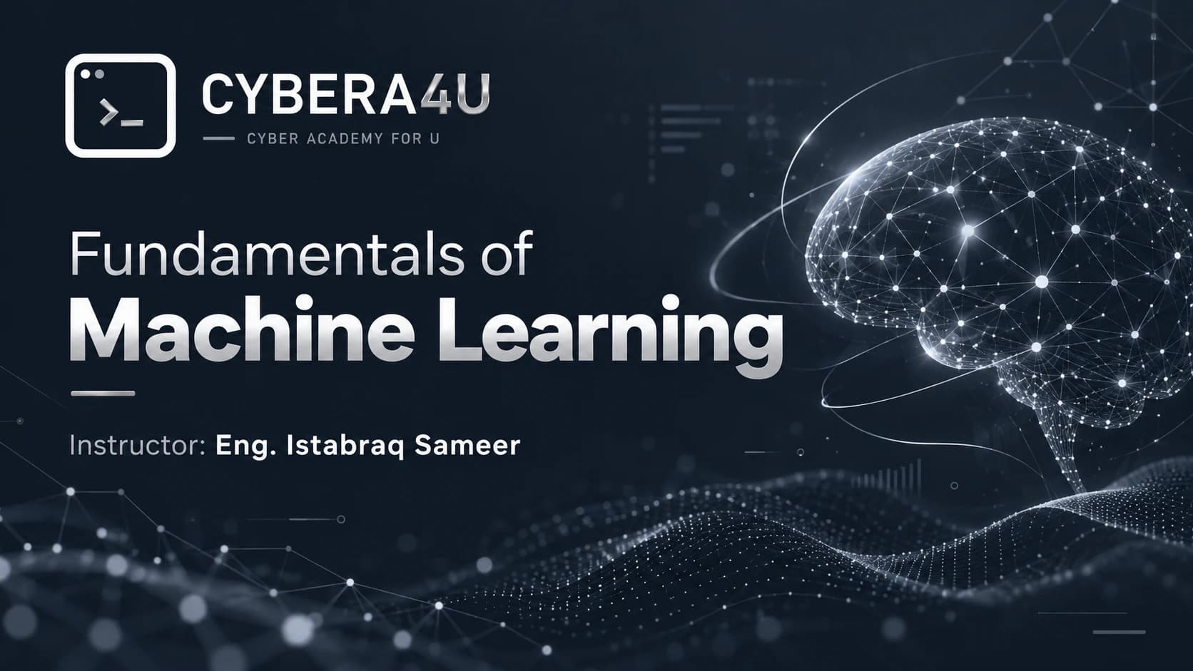 Fundamentals of Machine Learning course cover